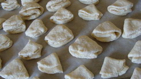 слоеное творожное печенье мамин поцелуй