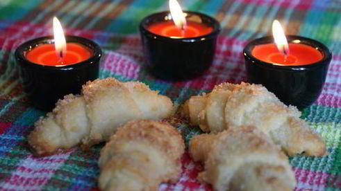 сметанные рогалики