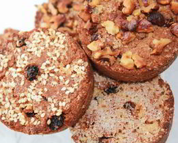 Цельнозерновое печенье с изюмом