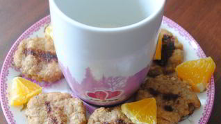 Творожно-банановое печенье