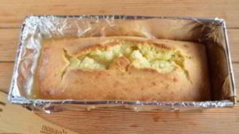 банановый пирог со сметанной заливкой