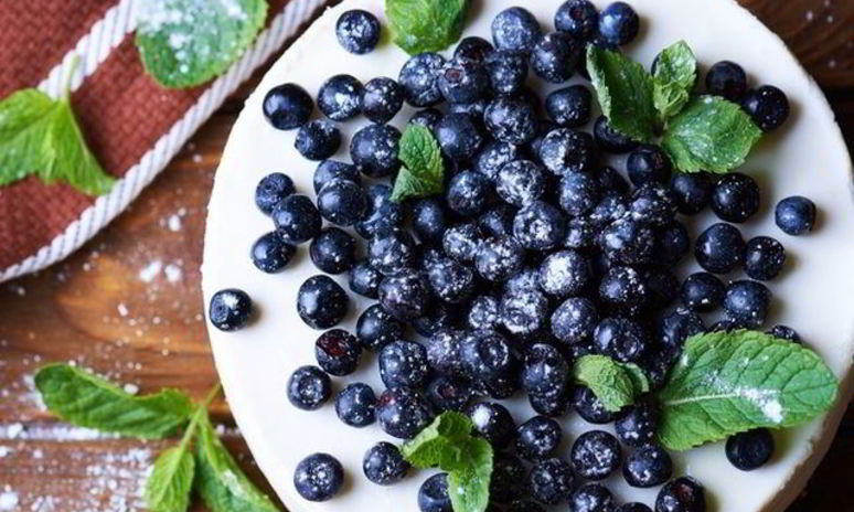 Рецепт черничного пирога с маскарпоне