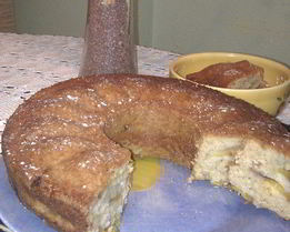 Йогуртовый пирог с фруктами