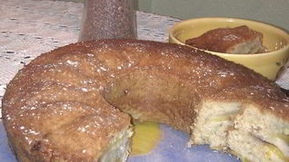 Йогуртовый пирог с фруктами