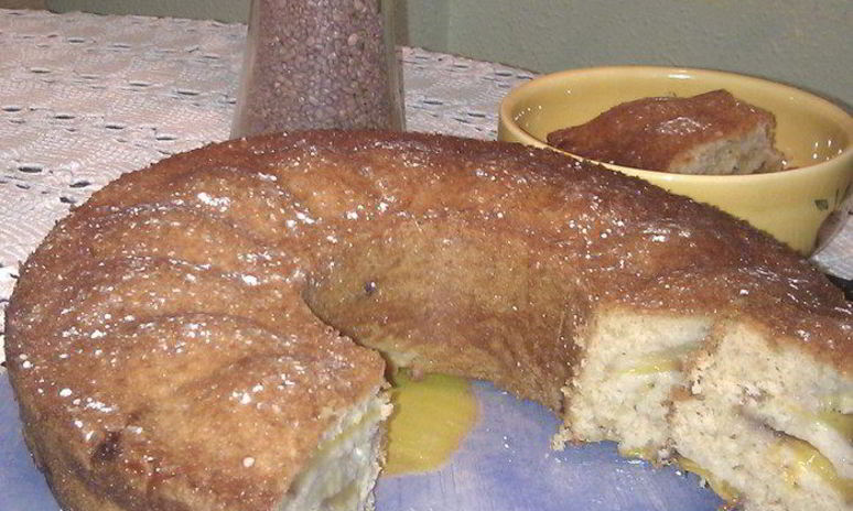 Рецепт йогуртового пирога с фруктами