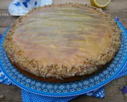 Кабачково-морковный пирог с лимонным кремом