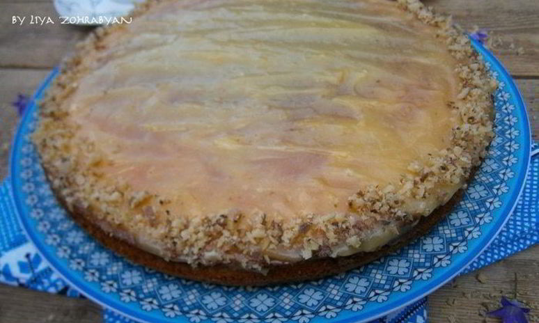 Рецепт кабачкова-морковного пирог с лимонным кремом