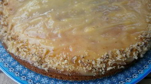 кабачково-морковный пирог с лимонным кремом