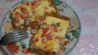 Картофельный пирог с курицей