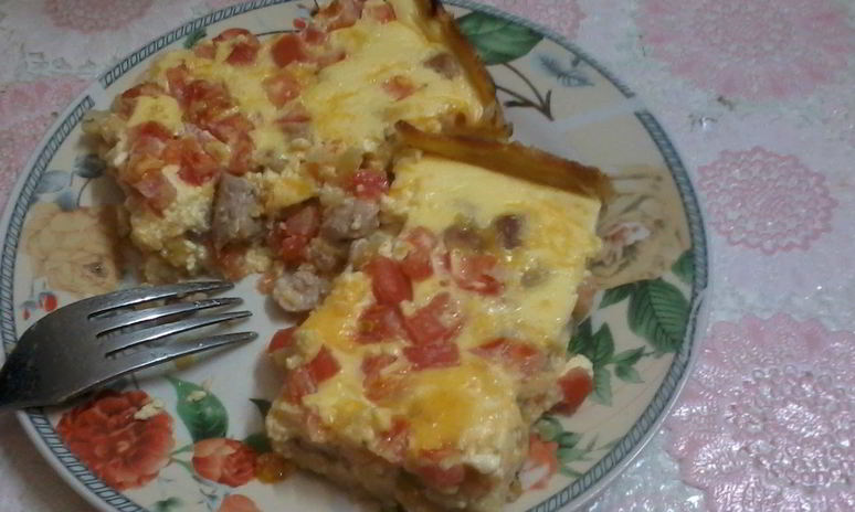 Рецепт картофельного пирога с курицей