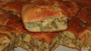 Ленивый пирог с картошкой