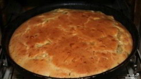 ленивый пирог с картошкой