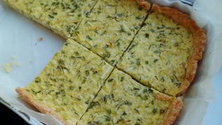 Летний пирог с кабачками