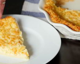 Лимонный пирог на молоке