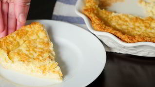 Лимонный пирог на молоке