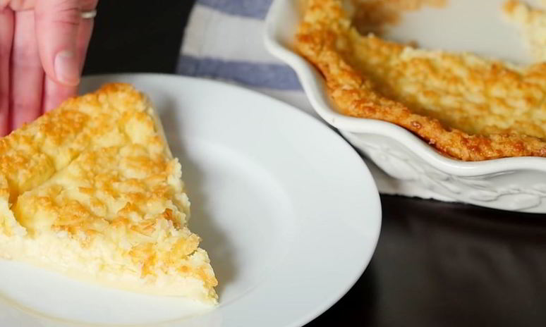 Рецепт лимонного пирога на молоке