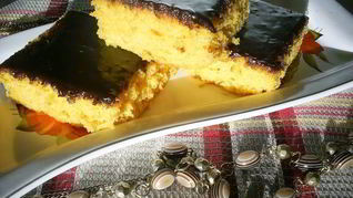 Морковный пирог в шоколадной глазури