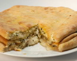 Осетинский пирог с сыром сулугуни