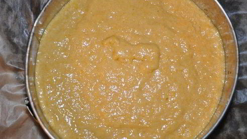 перевернутый тыквенный пирог с клюквой