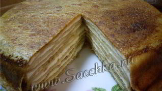 Пирог из блинов