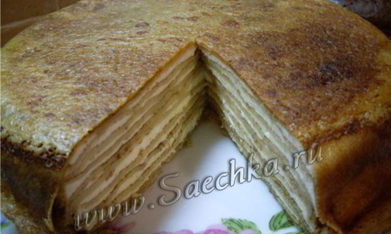 Рецепт пирога из блинов