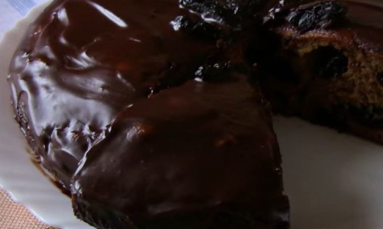 Рецепт пирога кофейного с черносливом