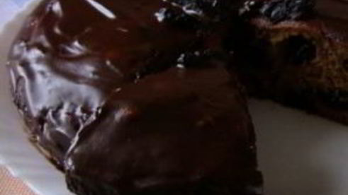 пирог кофейный с черносливом