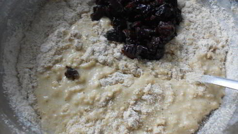 пирог овсяный с сухофруктами и семечками