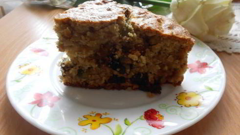 пирог овсяный с сухофруктами и семечками