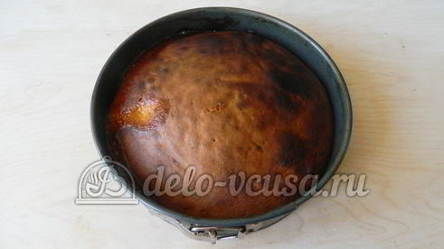 пирог-перевертыш с яблоками