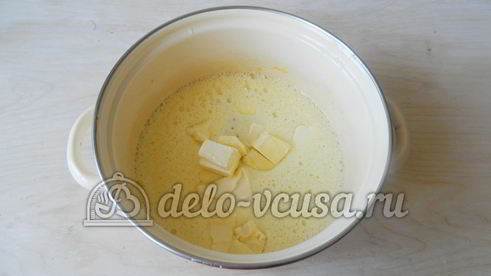 пирог-перевертыш с яблоками