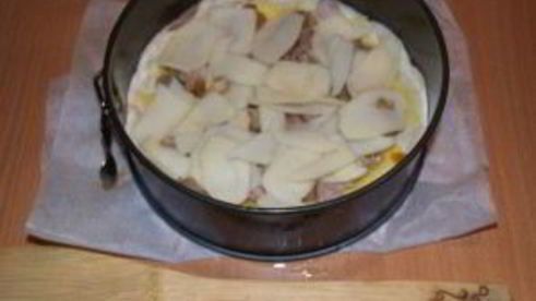 пирог с индейкой и картофелем