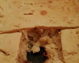 Пирог с капустой из прокисшего кефира