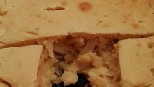 Пирог с капустой из прокисшего кефира