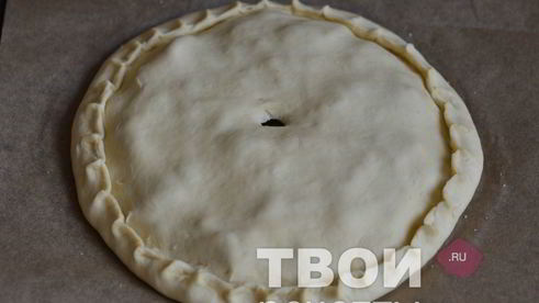 пирог с картошкой и грибами