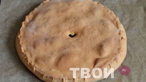 пирог с картошкой и грибами