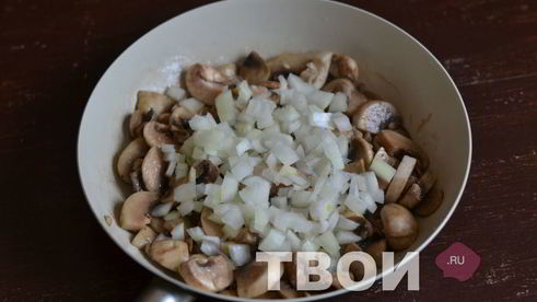 пирог с картошкой и грибами