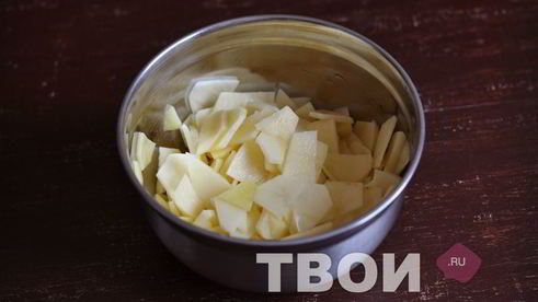 пирог с картошкой и грибами