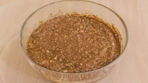 шоколадно-творожный пирог с грецкими орехами