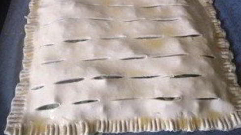 слоеный пирог с капустой