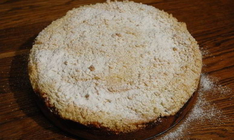 Рецепт творожного пирога с маком и яблоками