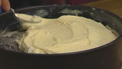 творожный пирог с маком и яблоками