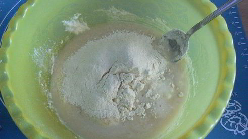 творожный пирог с ревенем