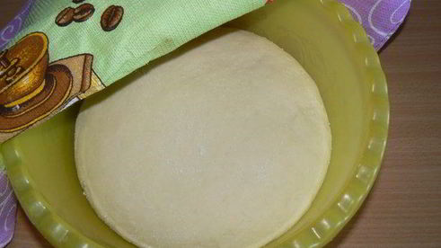 творожный пирог с ревенем