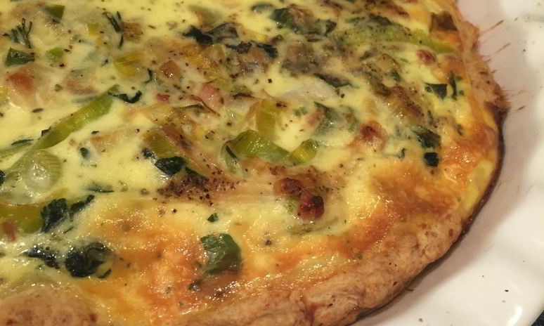 Рецепт творожного пирога со сметанной заливкой