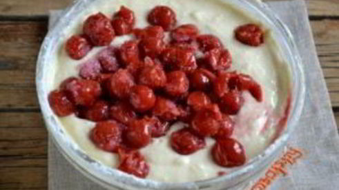 вишневый пирог на кефире