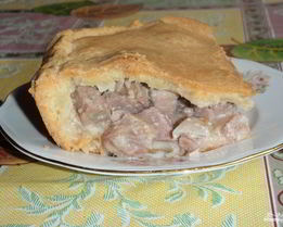 Вкусный пирог с мясом