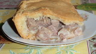 Вкусный пирог с мясом