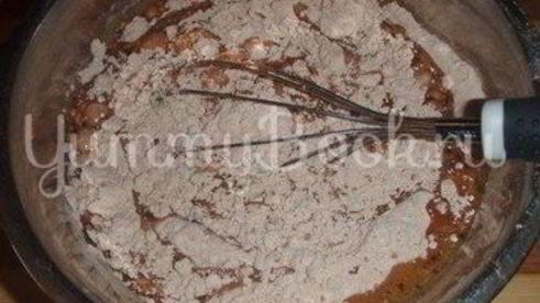 влажный шоколадный пирог без яиц