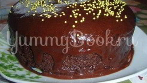 влажный шоколадный пирог без яиц